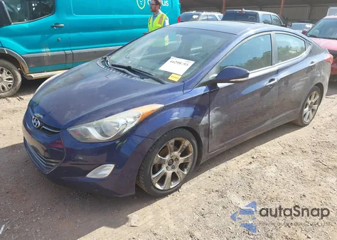 2013 Hyundai Elantra Limited из США, поврежденный, VIN 5NPDH4AE2DH311823